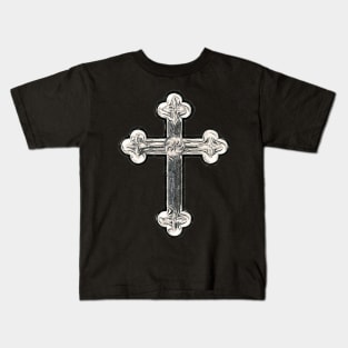 Cross Christian Orthodox Design Kids T-Shirt